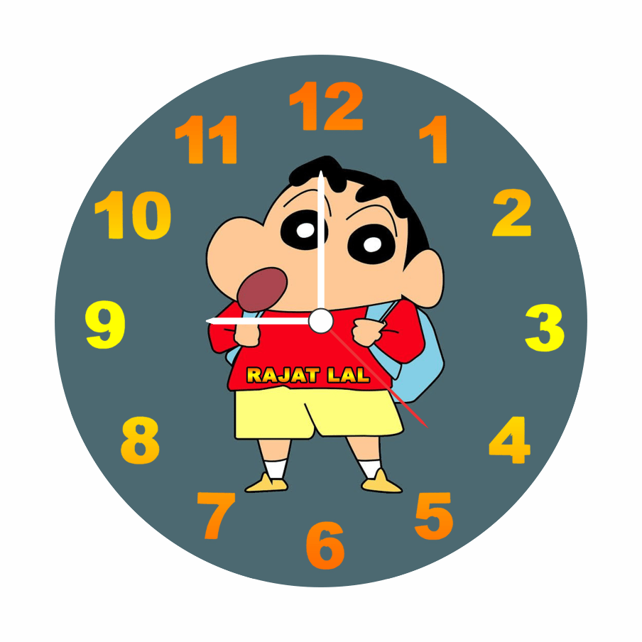 Kids Wall Clock For customised with your Favorite cartoon.Size:12x12inch