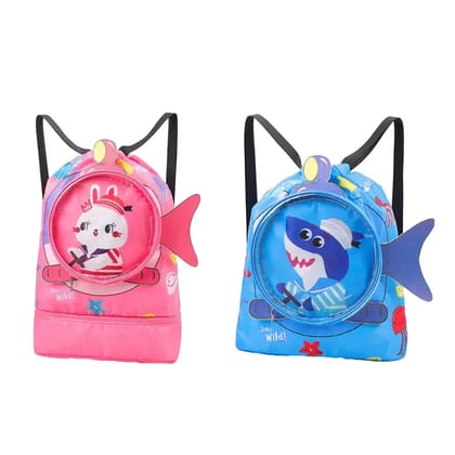 Kids’ Cartoonish Print Swimming Bag