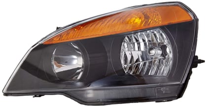 UNO Minda HL-55008CY Head Light Assembly Black Bezzel with Wire - Left for Tata Indigo CS