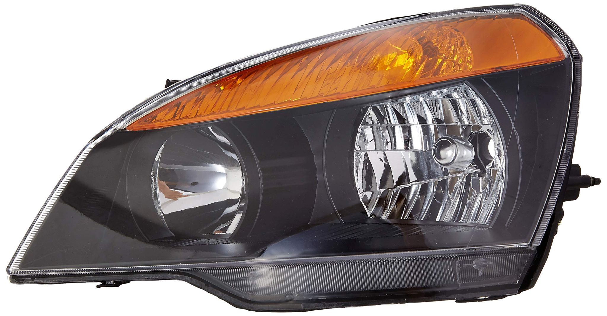 UNO Minda HL-55008CY Head Light Assembly Black Bezzel with Wire - Left for Tata Indigo CS