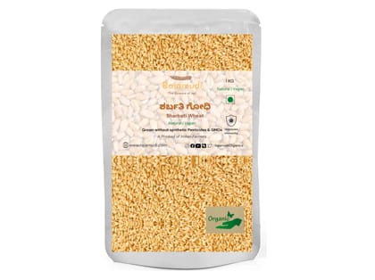 Rajamudi Organics Organic Wheat Sharbati  - 1 Kilogram