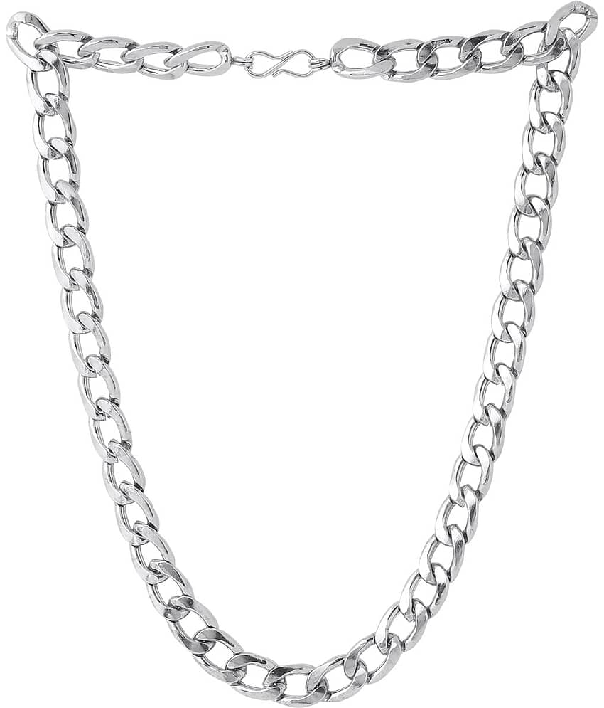 VIRAASI - Silver Plated Brass Chain ( Pack of 1 )