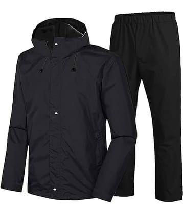 CAMISON Black Polyester Men's Raincoat ( Pack of 1 )