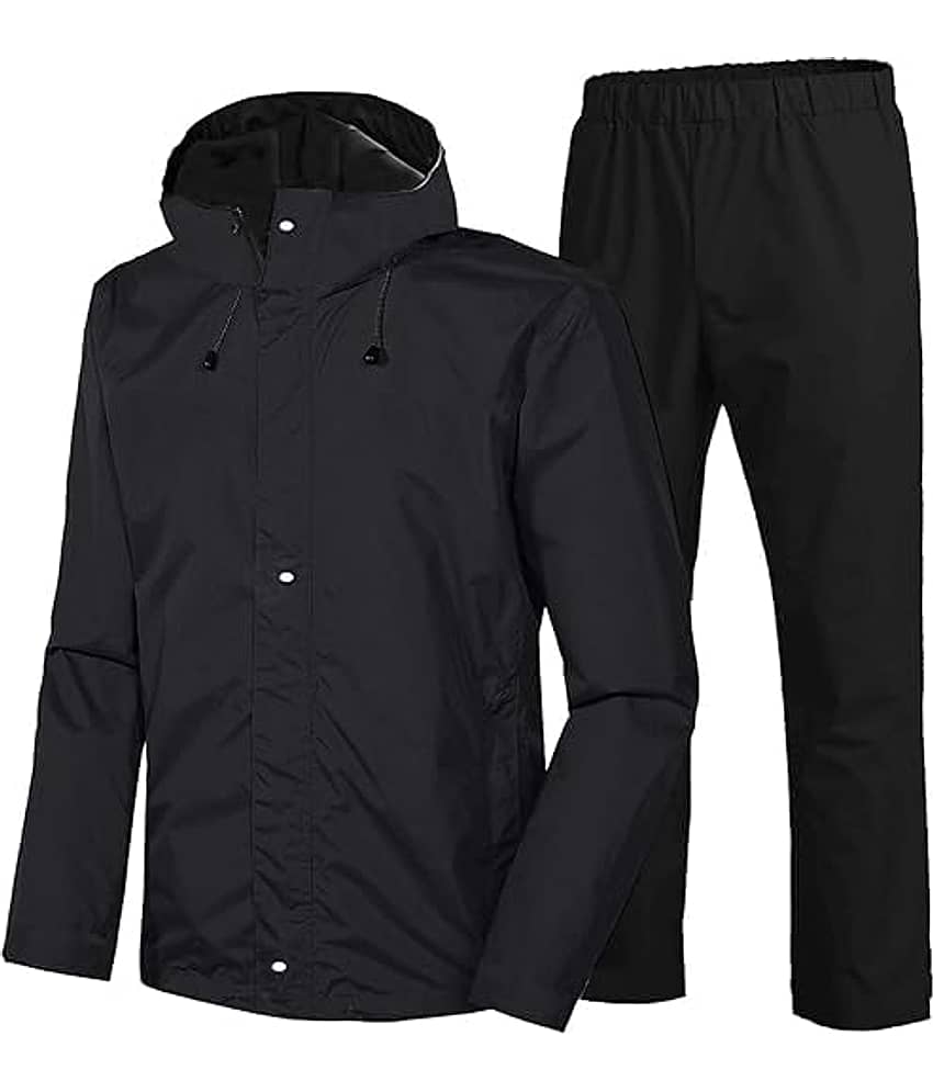 CAMISON Black Polyester Men's Raincoat ( Pack of 1 )