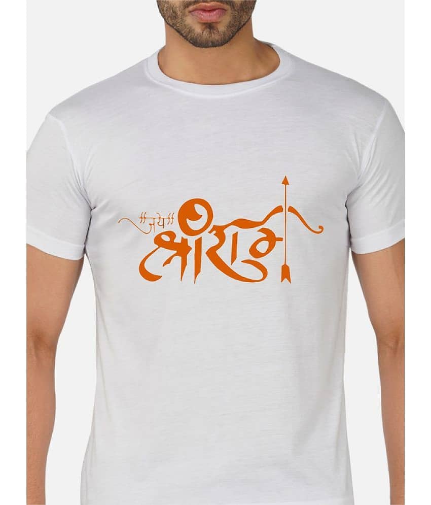 CHOZI Pack of 1 Cotton Regular Fit Men's T-Shirt ( White )