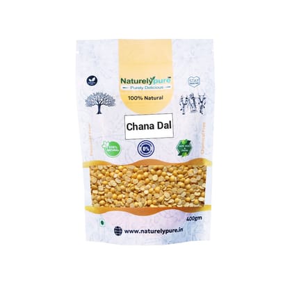 NATURELYPURE CHANA DAL 400 GM