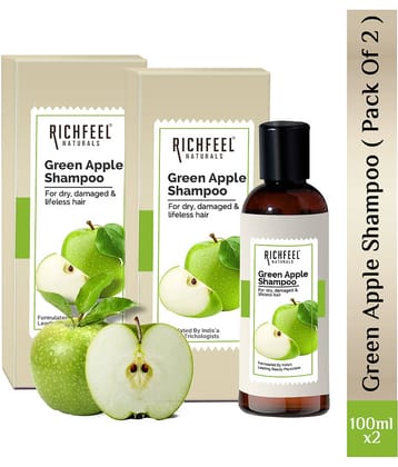 Richfeel Green Apple Shampoo 100 Ml Pack of 2