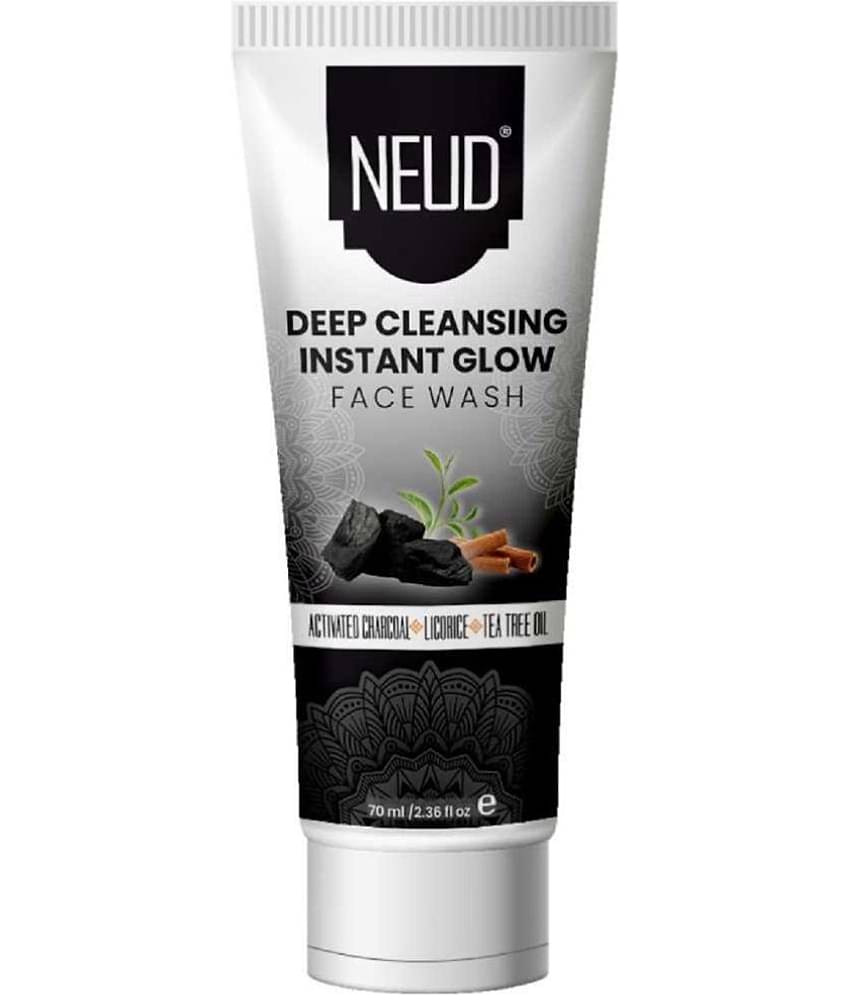 NEUD Deep Cleansing Instant Glow Face Wash for Men and Women, 70 ml (Pack of 1)