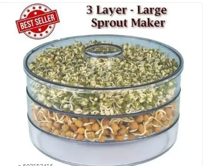 Plastic 3 Compartment Sprout Maker