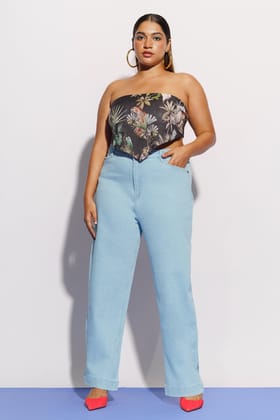 Curve Brezzy Straight Jeans 42