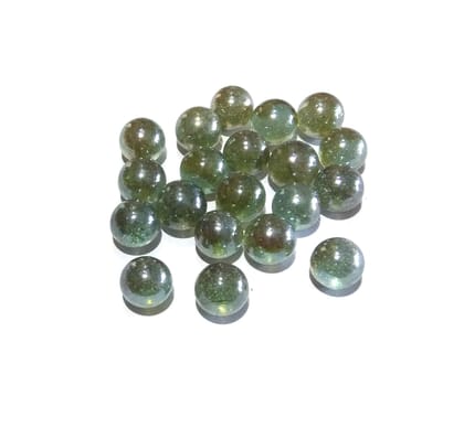 Nawani Collections 25 Pcs of Large Size Glass Marbles with Shooter Unique Collection