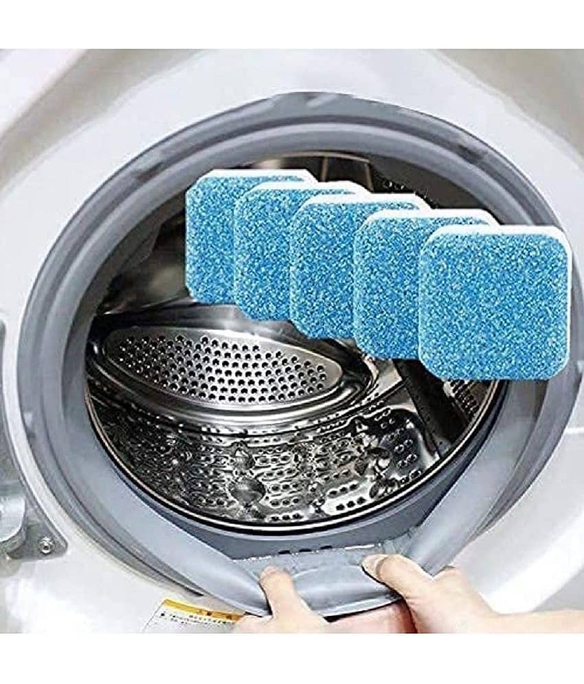 DHSMART Washing Machine Cleaner Tablets Dishwasher Tablets Descaling Powder, Deep Cleaner Tablet 70 g Pack of 5