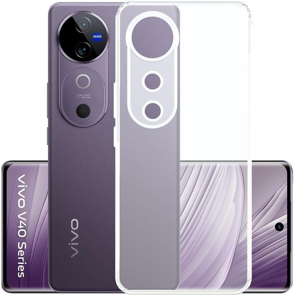 PLUGTECH TPU Ultra Hybrid Clear Camera Protection Back Cover Case for Vivo V40,Vivo V40 Pro,Vivo T3 Ultra