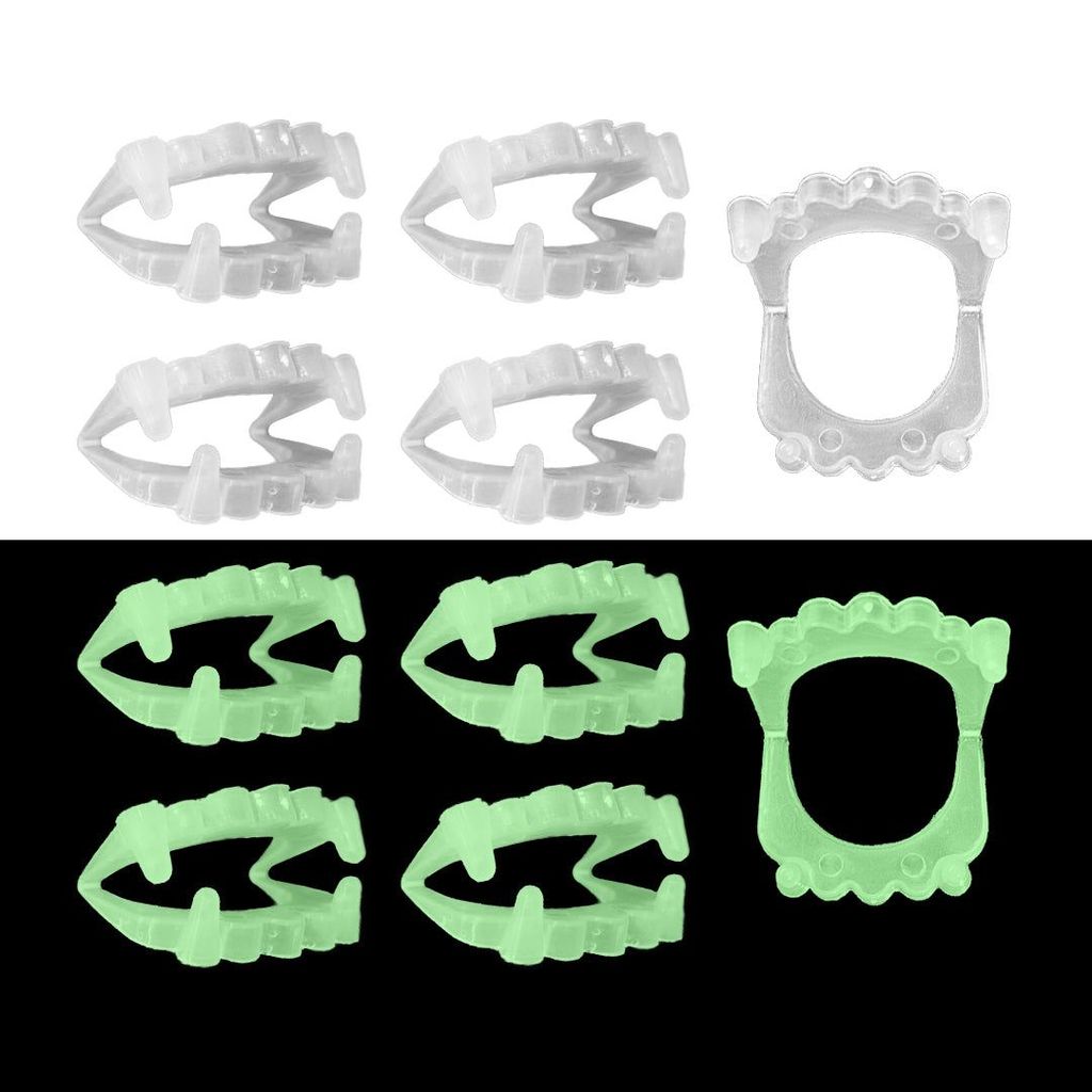 Glow In The Dark Vampire Teeth for Party Favour - 10PC - Party and Festive Needs | Buy online on ZillyBuy