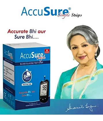 ACCUSURE Simple 50 Strip 50 Test Strips