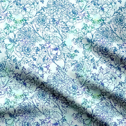 Floral3.6-Organza Satin