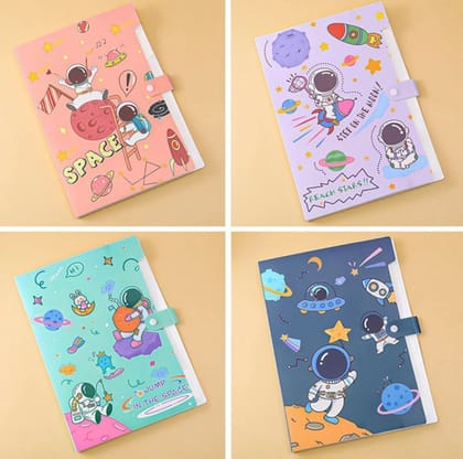 Space Folder | Space theme expanding folder | cute folder | file-Peach