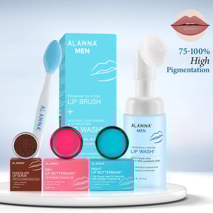 Lip Brightening Kit | Men | 4-Step