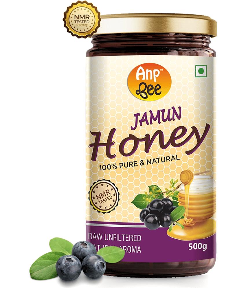 ANP BEE 100% Pure NMR Tested Blueberry Honey Jamun Honey 500 g