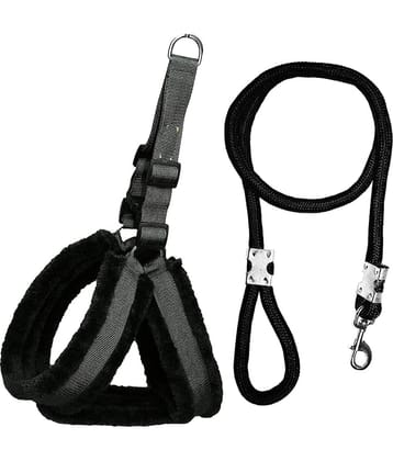Smart Doggie Comfortable Fur Chest Belt and Rope for dog