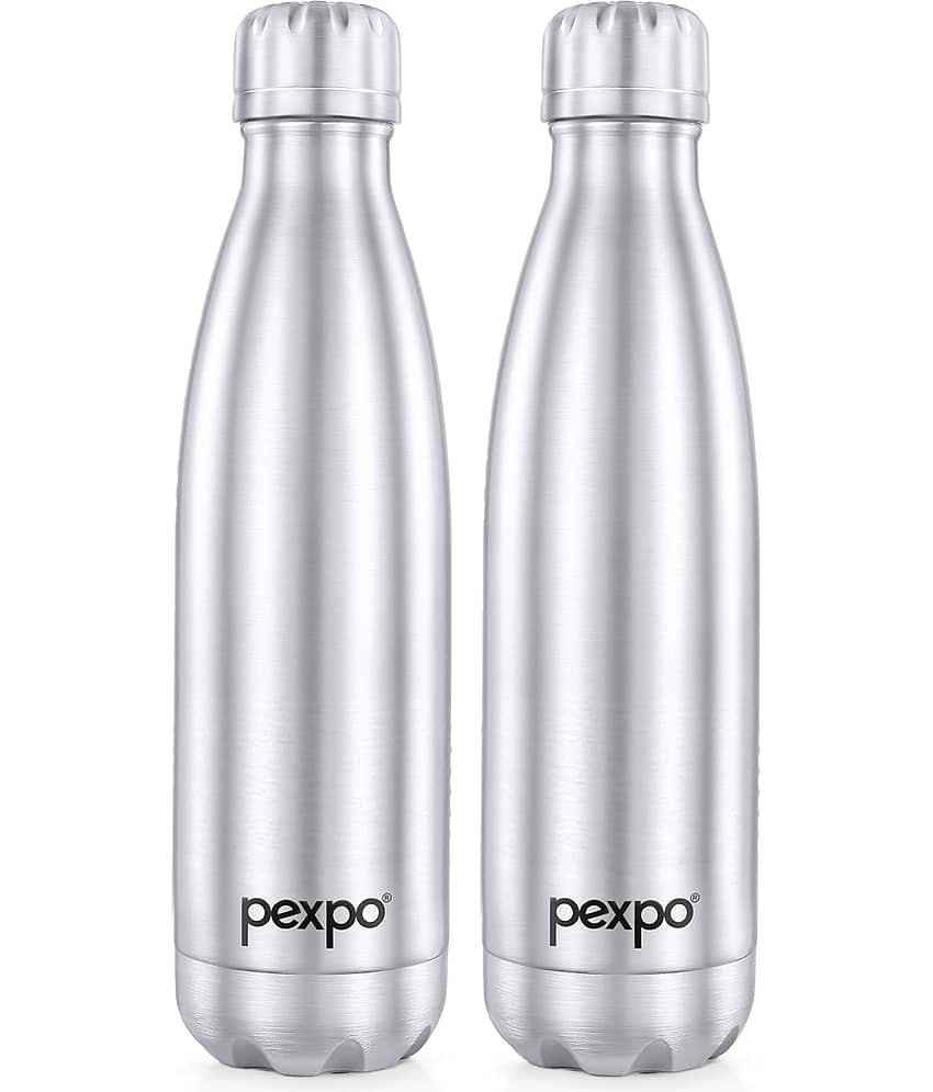 Pexpo Electro Silver Thermosteel Flask ( 500 ml )