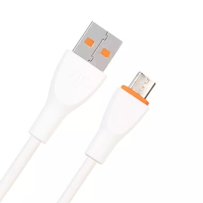 VIP VD-4552 3.4A DIGITAL SERIES ,WHITE Color V8  Copper Data Cable, Length 1 mtr, WARRANTY- 1 YEAR