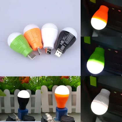 2 Pieces USB LED Light Bulbs Portable, Energy-Efficient & Versatile Lighting Solution (Random color)