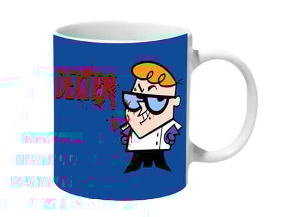 Multicolor Dexter Cartoon In New Style Ceramic Mug