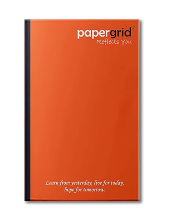 PaperGrid Long Notebook Single Line - 160 Pages