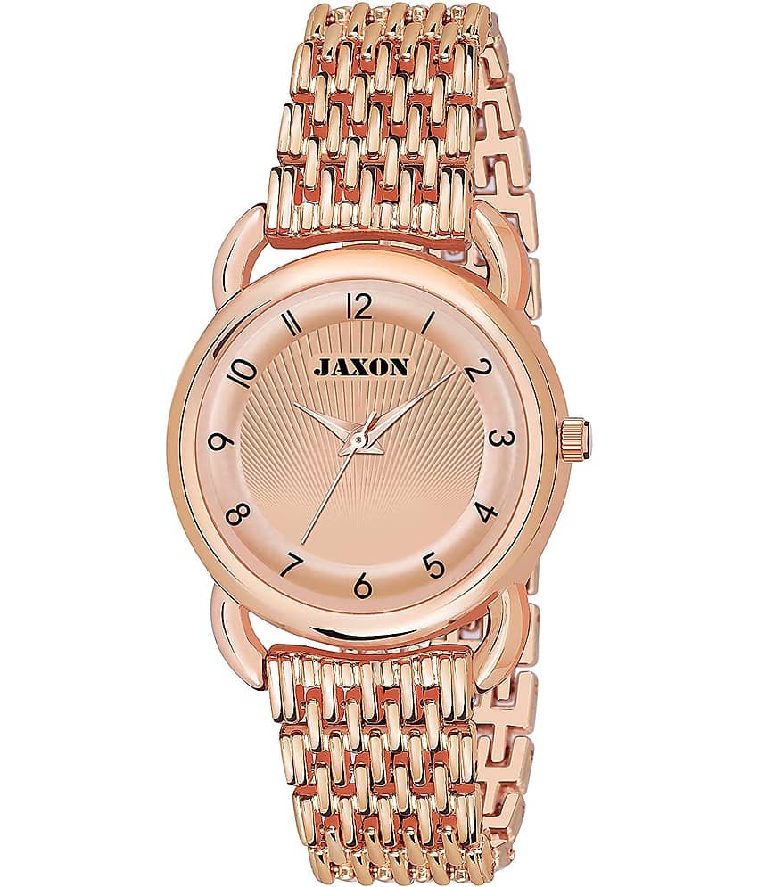 JAXON Stainless Steel Round Womens Watch