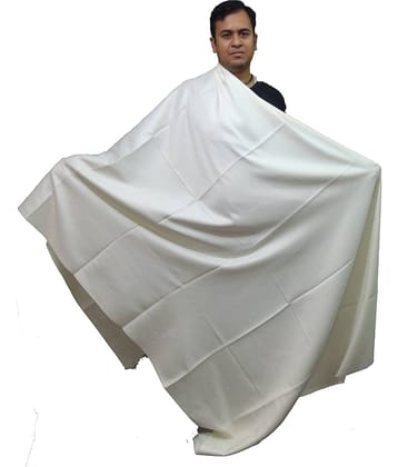 Sprha White Woolen Men's Shawls ( Pack of 1 )