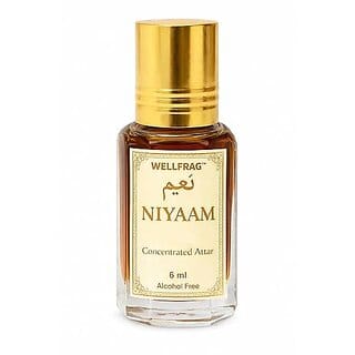NIYAAM Attar | Long-Lasting Non-Alcoholic Roll-On Attar for Men & Women | Arabic & French Blend with Chocolate, Amber & Woody Notes | Travel-Friendly Fragrance Gift - 6ML