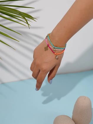 Beaded Bracelets - Pack of 4