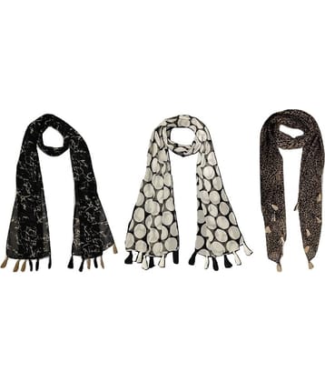 stolevilla Multi Printed Poly Cotton Yarn Stoles