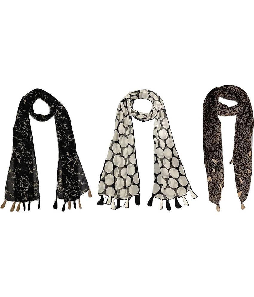 stolevilla Multi Printed Poly Cotton Yarn Stoles