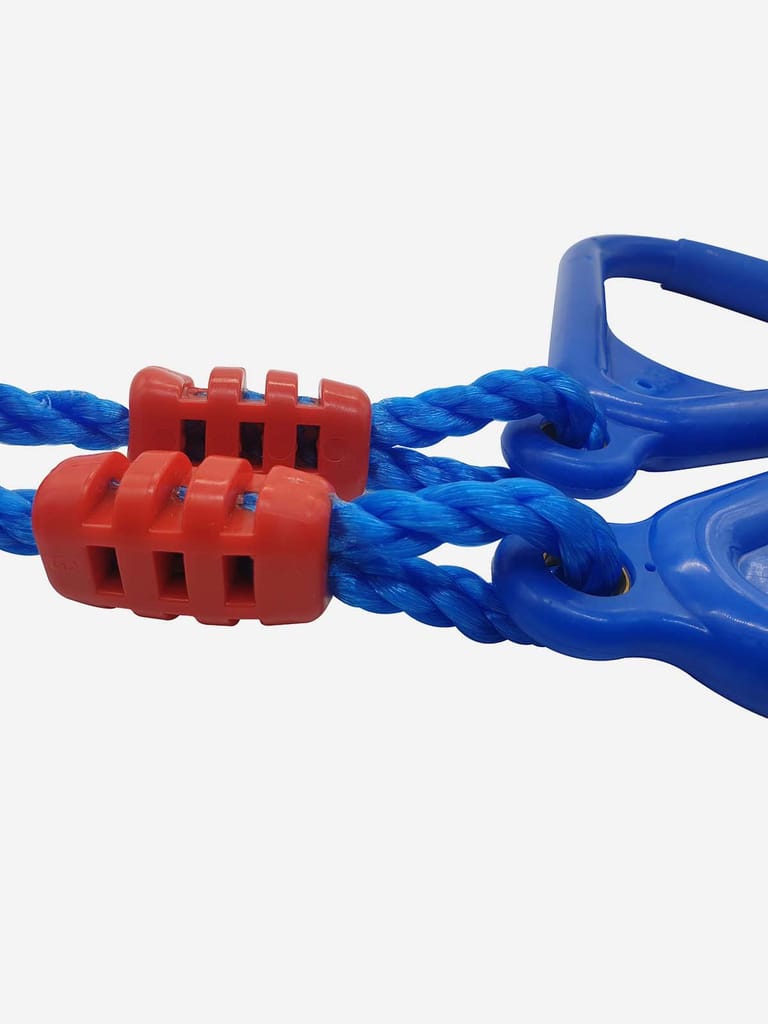 REZNOR Heavy Duty Triangle Rings Set of 2 with Locking Delta Quick Links for Indoor Jungle Gym Play Set and Outdoor Playground for Swing Set,