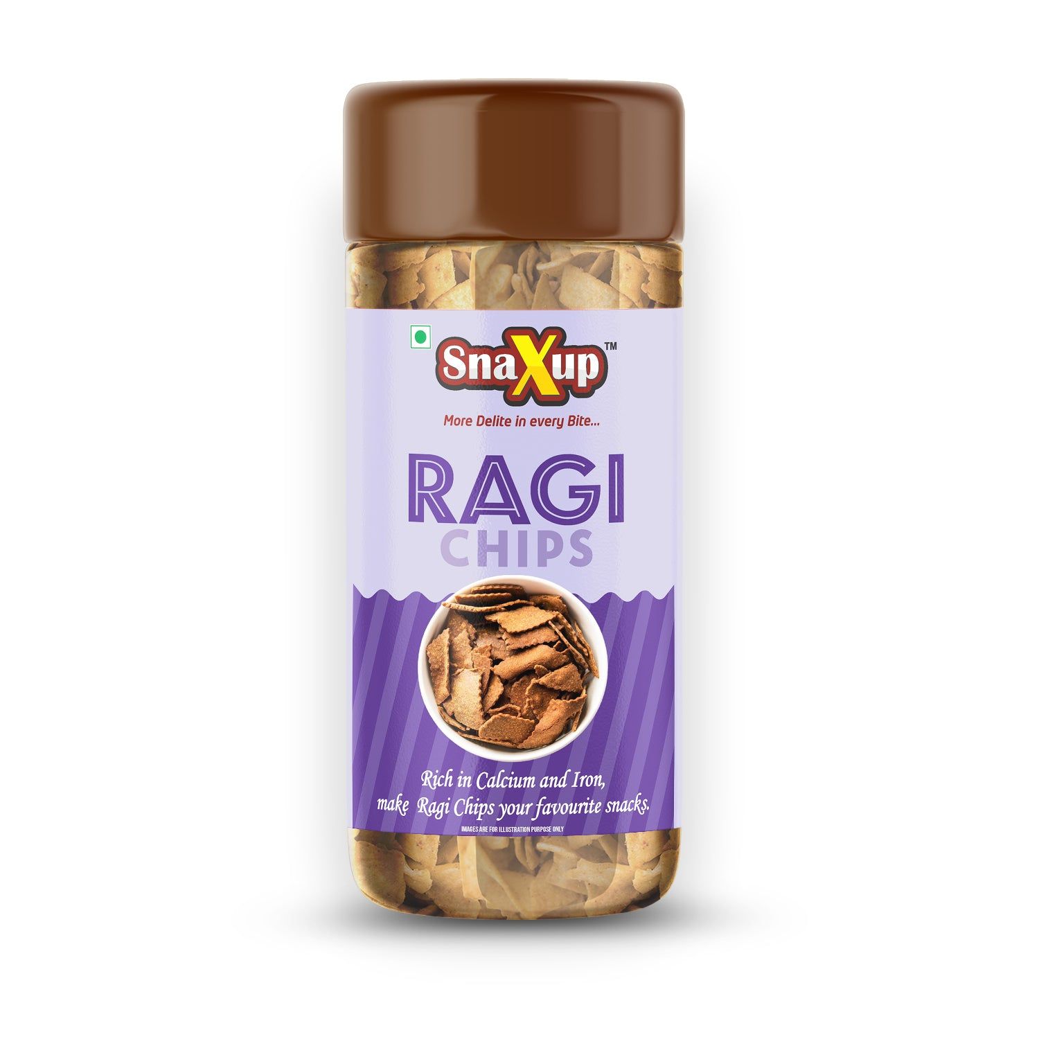 SnaXup Ragi Chips 80Gm