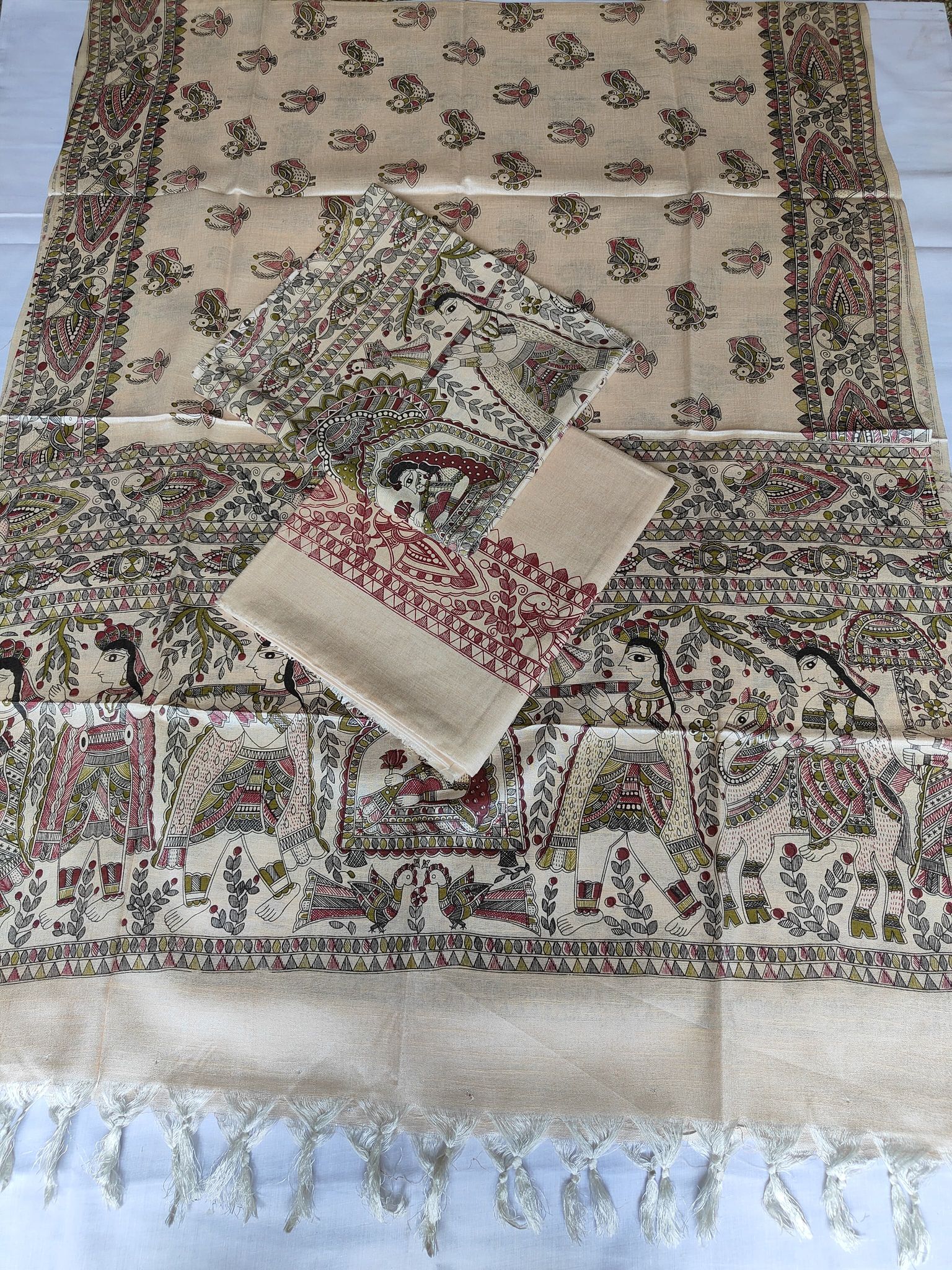 Khadi  silk full suit