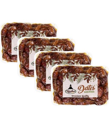 HARIHAR KRIDHA Dates (Khajoor) Premium Seedless Khajoor | 500 Gram Pack of 4