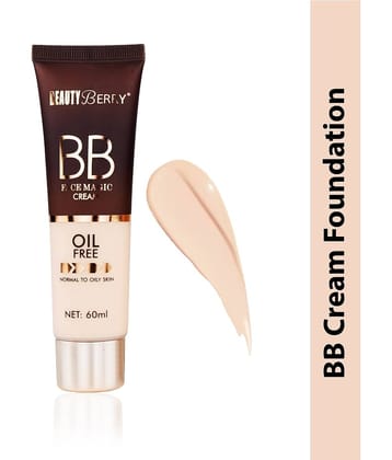 Beauty Berry Matte Cream For Normal Skin Light Foundation 60ml, (Shade - 02)