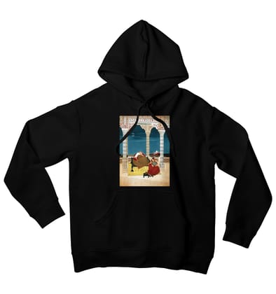 The Passing of Shah Jahan Art Hoodie-40 - S / Black