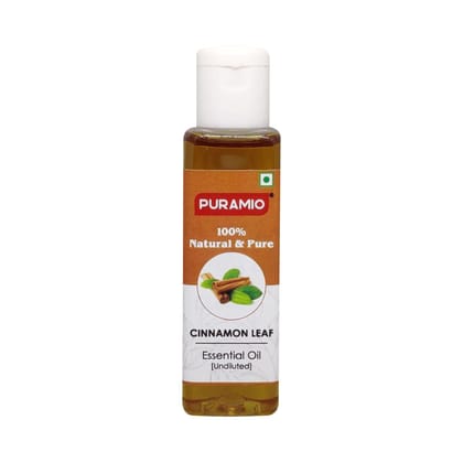 Puramio Cinnamon Leaf Essential Oil (Undiluted) 100% Natural & Pure, 30 ml