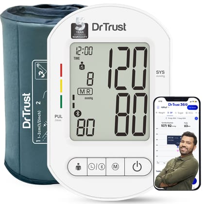Dr Trust USA Blood Pressure Monitor Core Model with Bluetooth 124