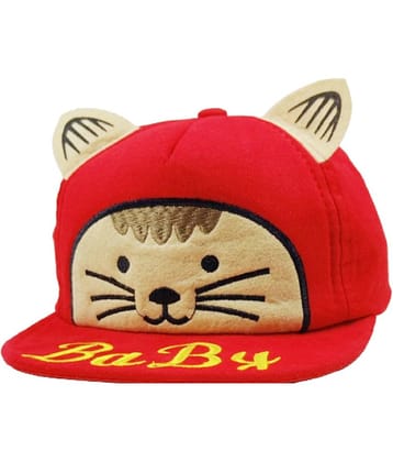 Zacharias Pack of 1 Baby Boys Caps ( Red )