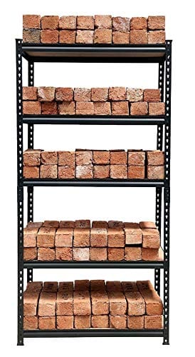 Star Work Adjustable Section Rack & Shelves Industrial Storage Shelving Unit Boltless Rivet