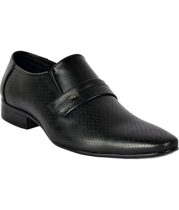 Aadi - Black Men's Slip On Formal Shoes