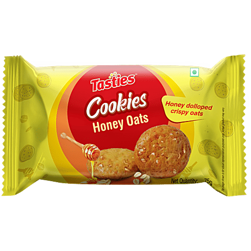Tasties Honey Oats Cookies, 2x75 g (Multipack)