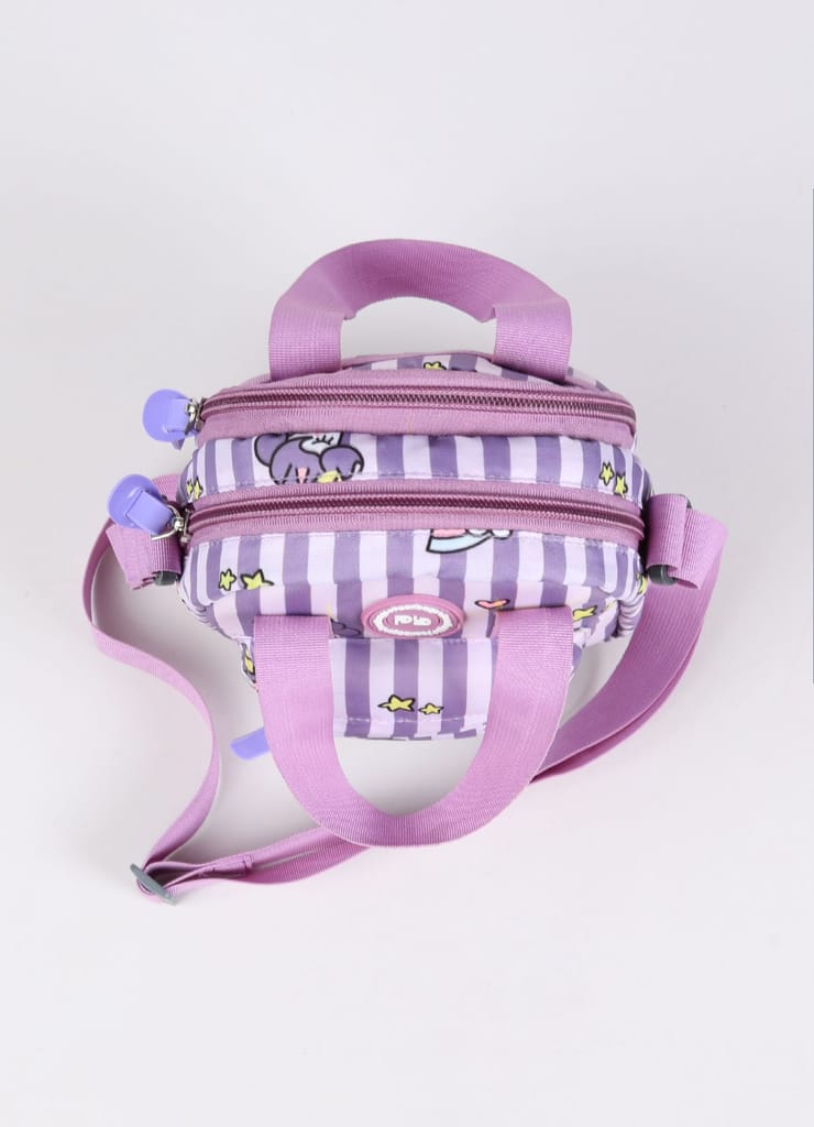 PB Pearlbags Soft Crossbody Shoulder Or Hand Bag or Sling bag Water Resistant Anti Fall Stationery Storage Bag Handbag Clutch Bag Sweet Birthday Gift For 5-10 Years Children Students Girls