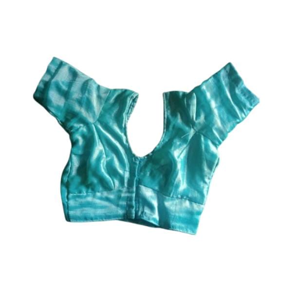 Cotton Material with Silk Mix Blouse (Size 38)