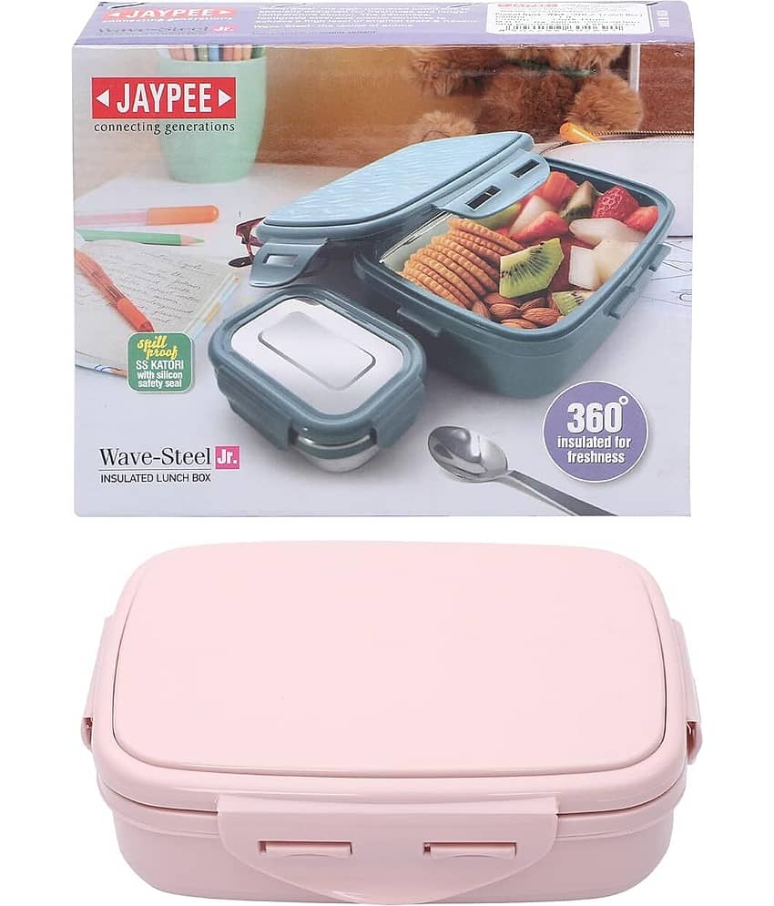 Jaypee Wavesteel Junior Stainless Steel Insulated Lunch Box 1 - Container ( Pack of 1 )